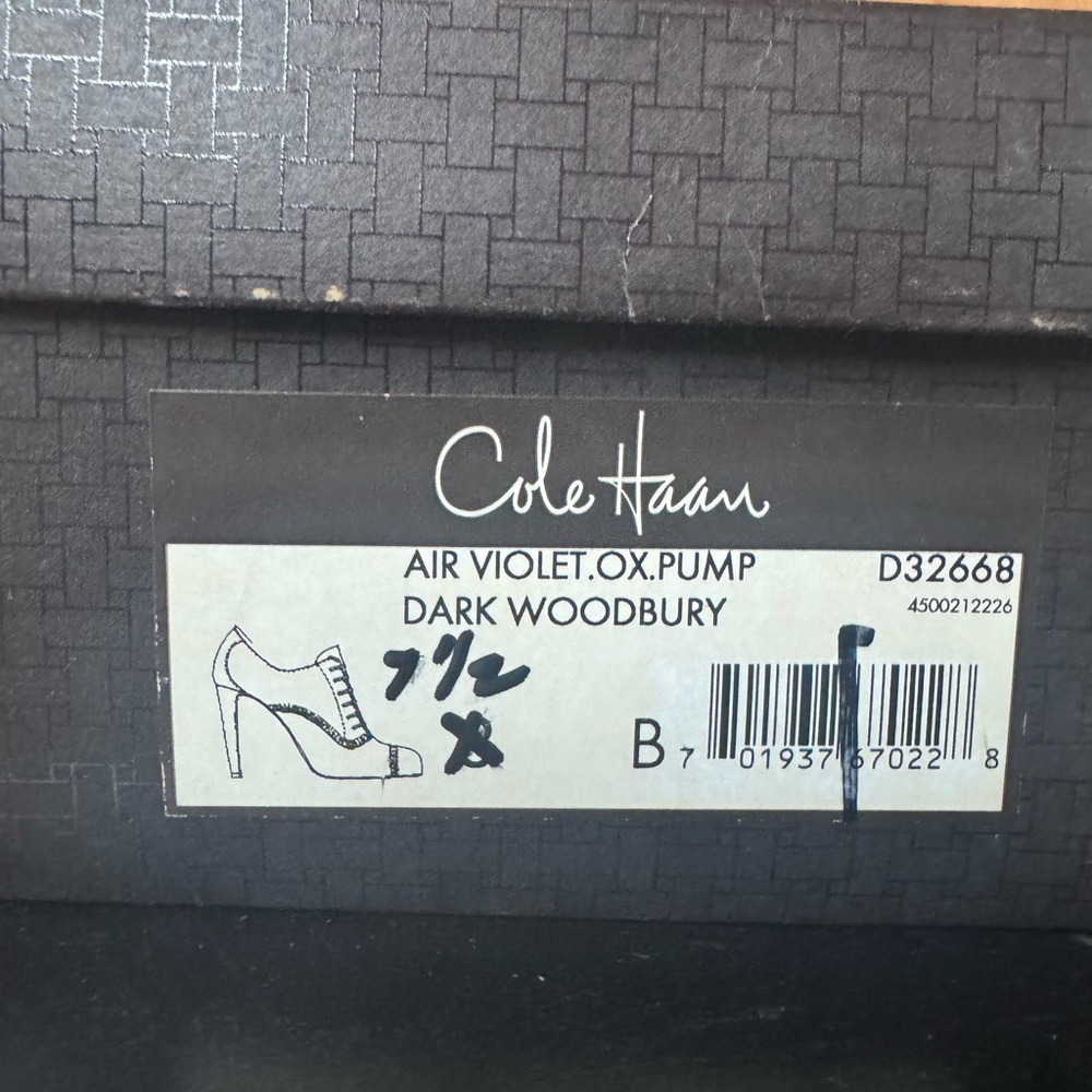Cole Haan Dark Woodbury Heels
